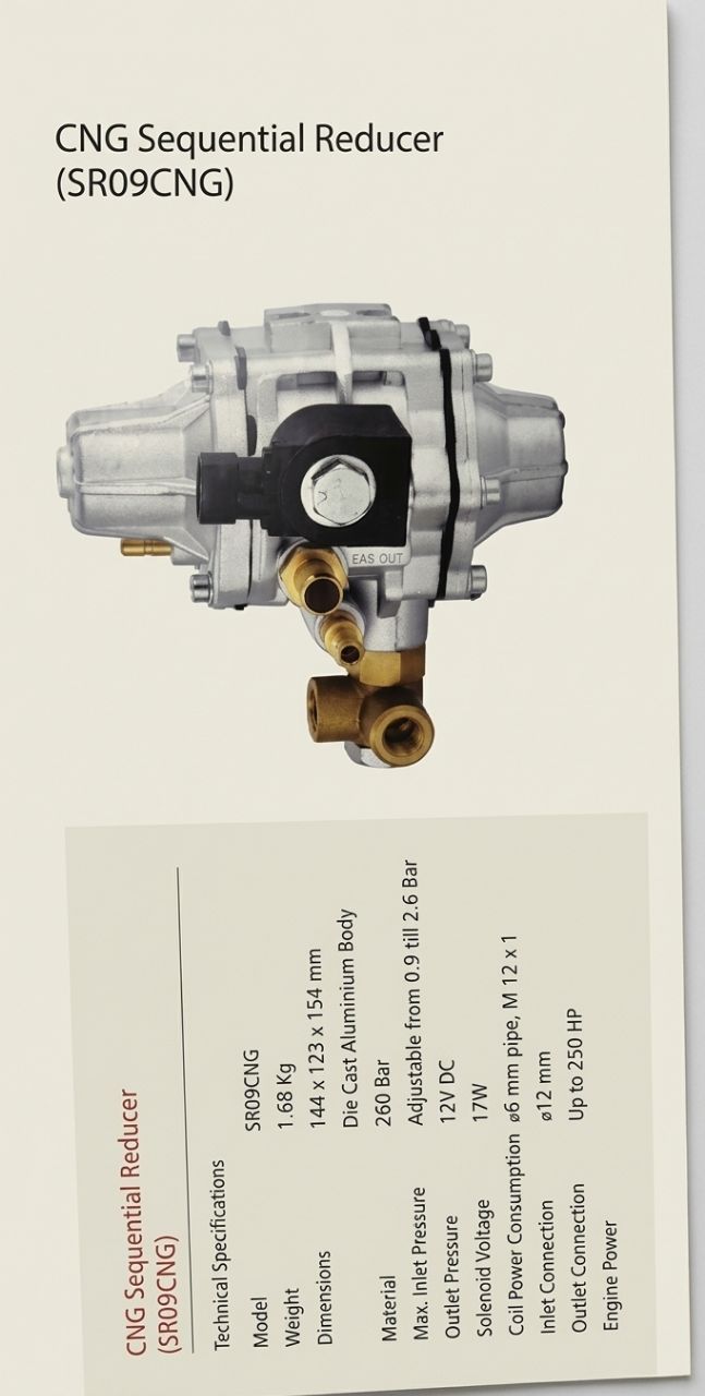 CNG Sequential Reducer SR09CNG