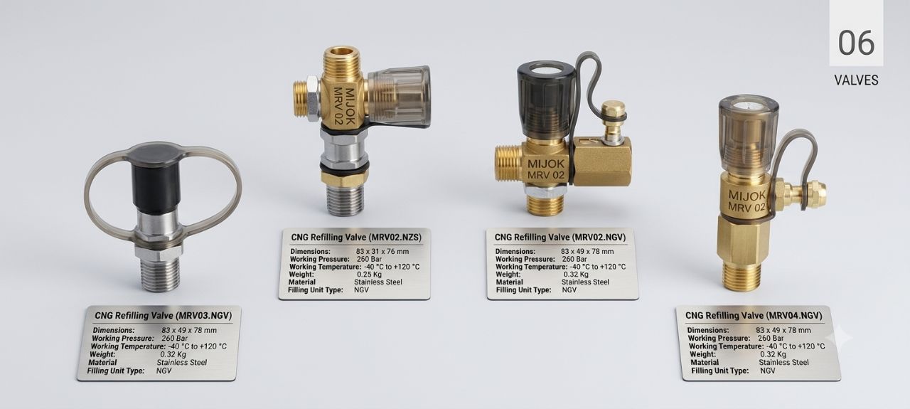 CNG Refilling Valve