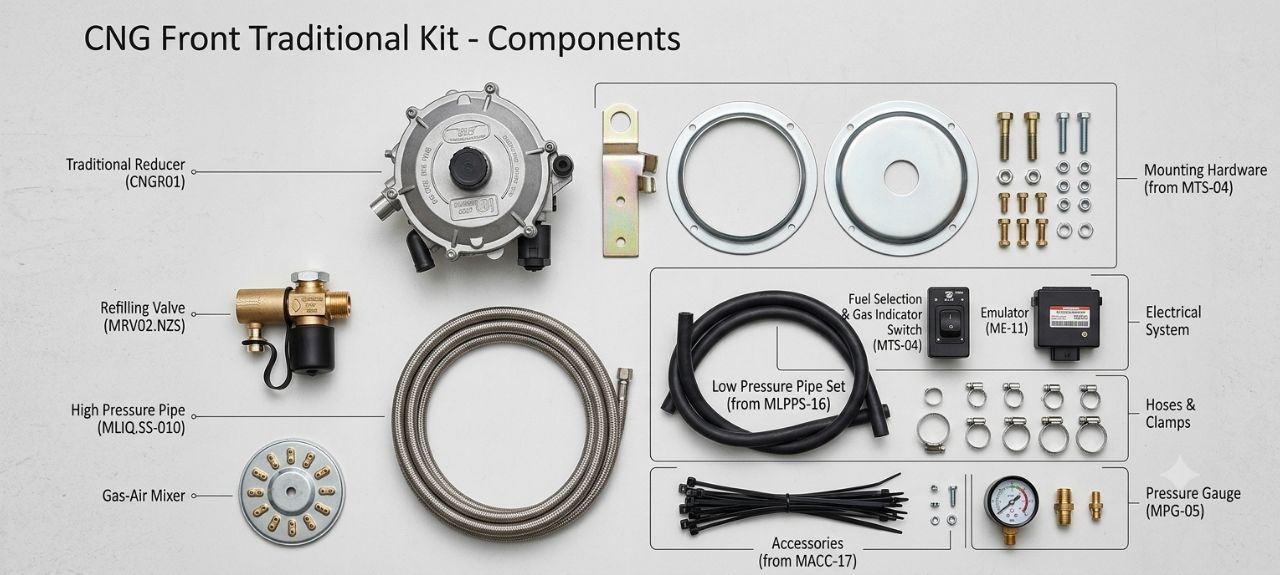 CNG Front Traditional Kit