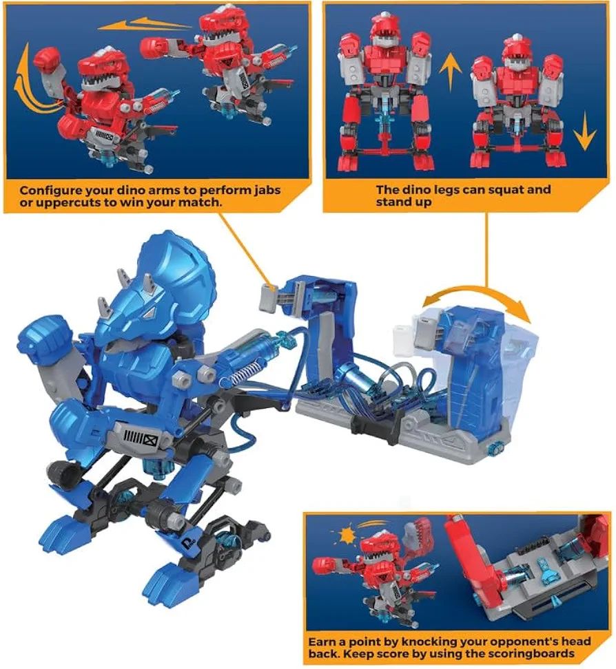 DIY Hydraulic Boxing Dino – Model Kit | DIY Boxing Dino | STEM Learning: Learn About Hydraulics | Educational Toy for Kids 8+
31%
off view 8