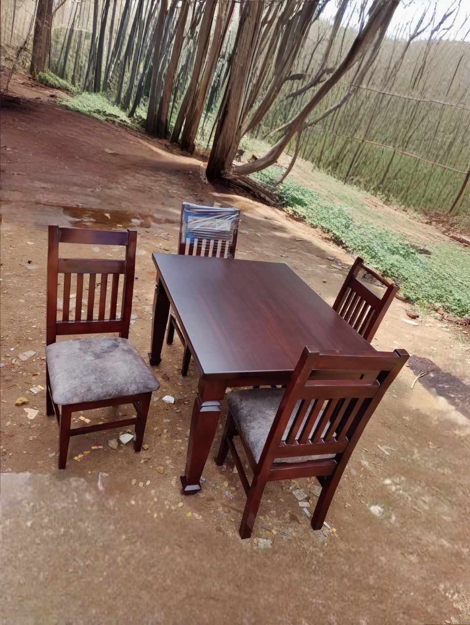 Solid Wooden Dining Table Set