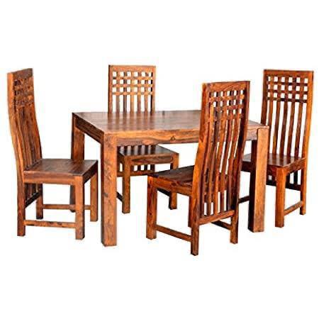 Solid Wooden Dining Table Set view 8