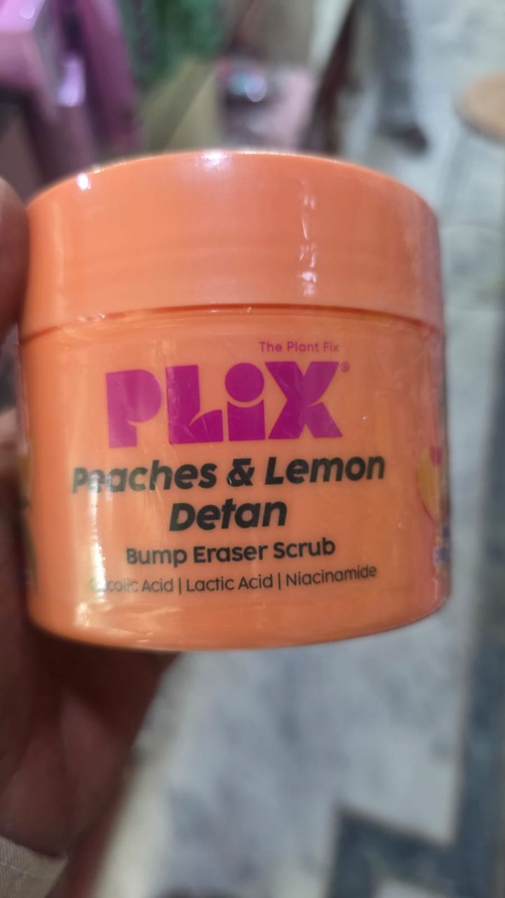 Plix Peaches & Lemon Detan Bump Eraser Scrub view 2