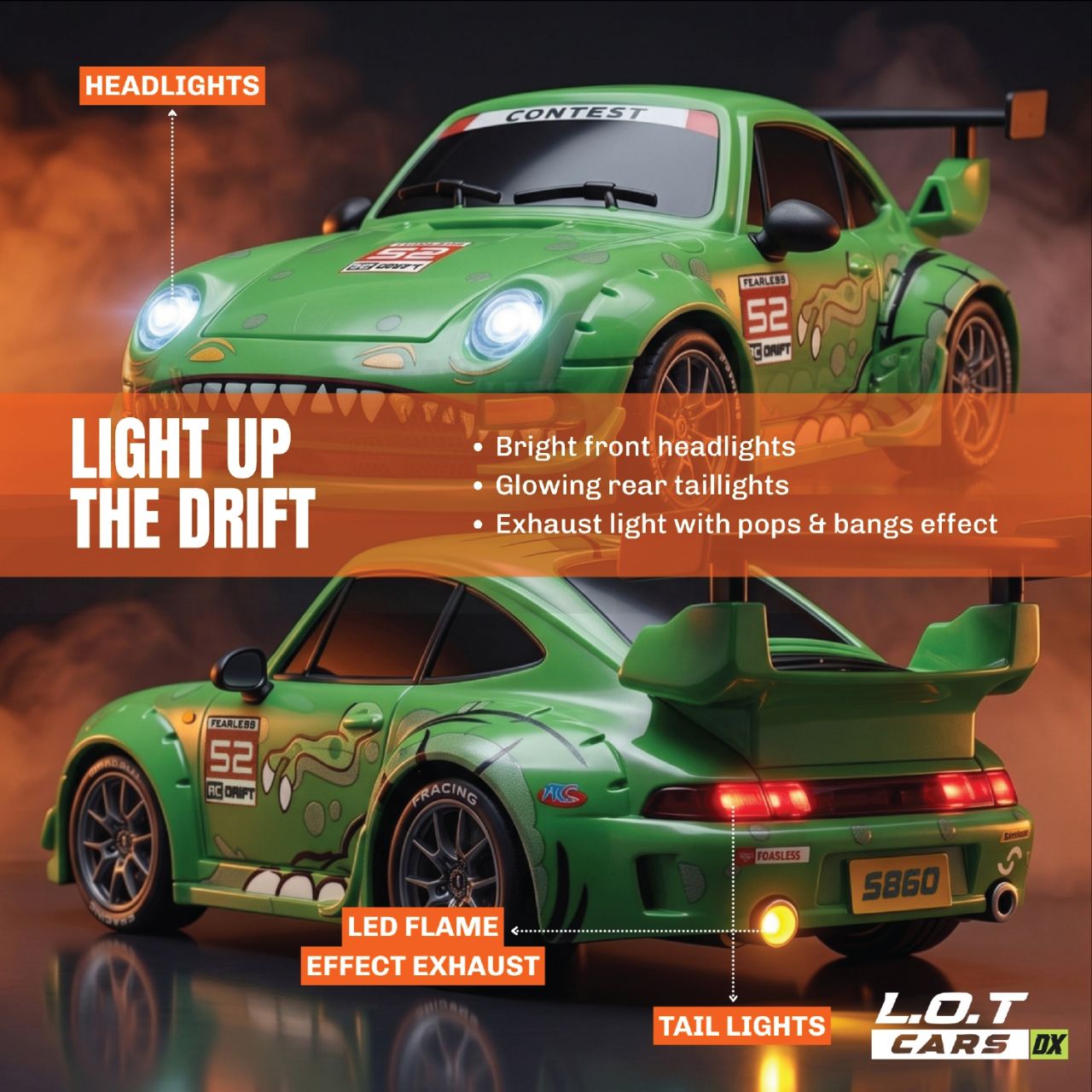 L.O.T Cars - Zipp
Green view 6