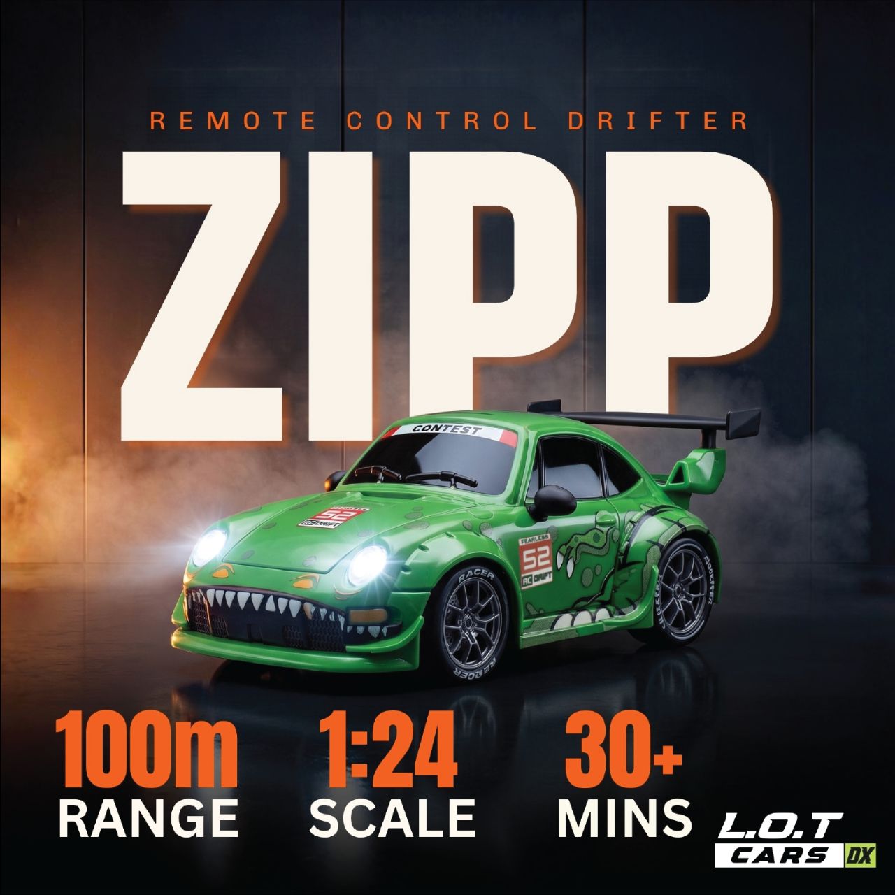L.O.T Cars - Zipp
Green view 4