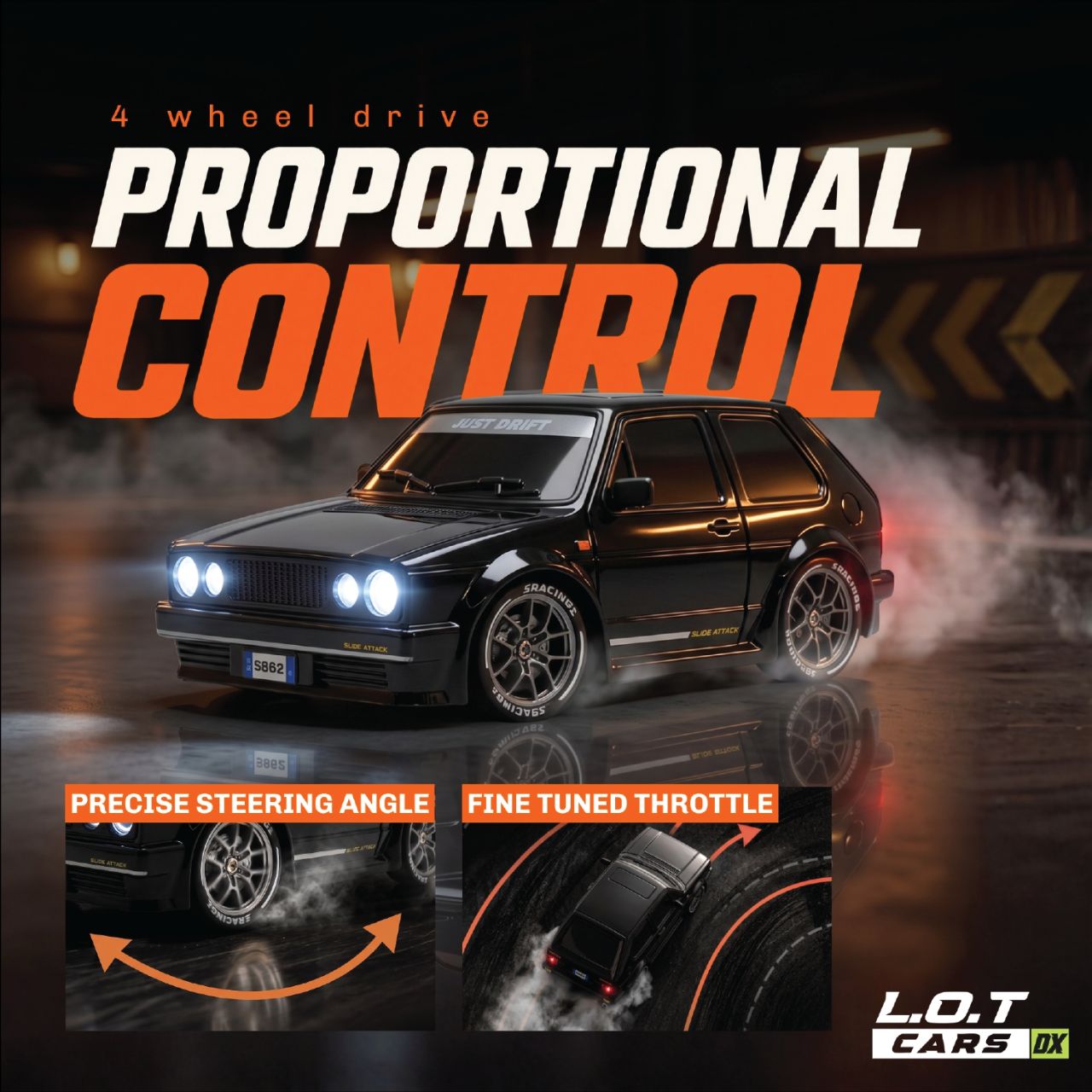L.O.T Cars - Zipp Black view 3
