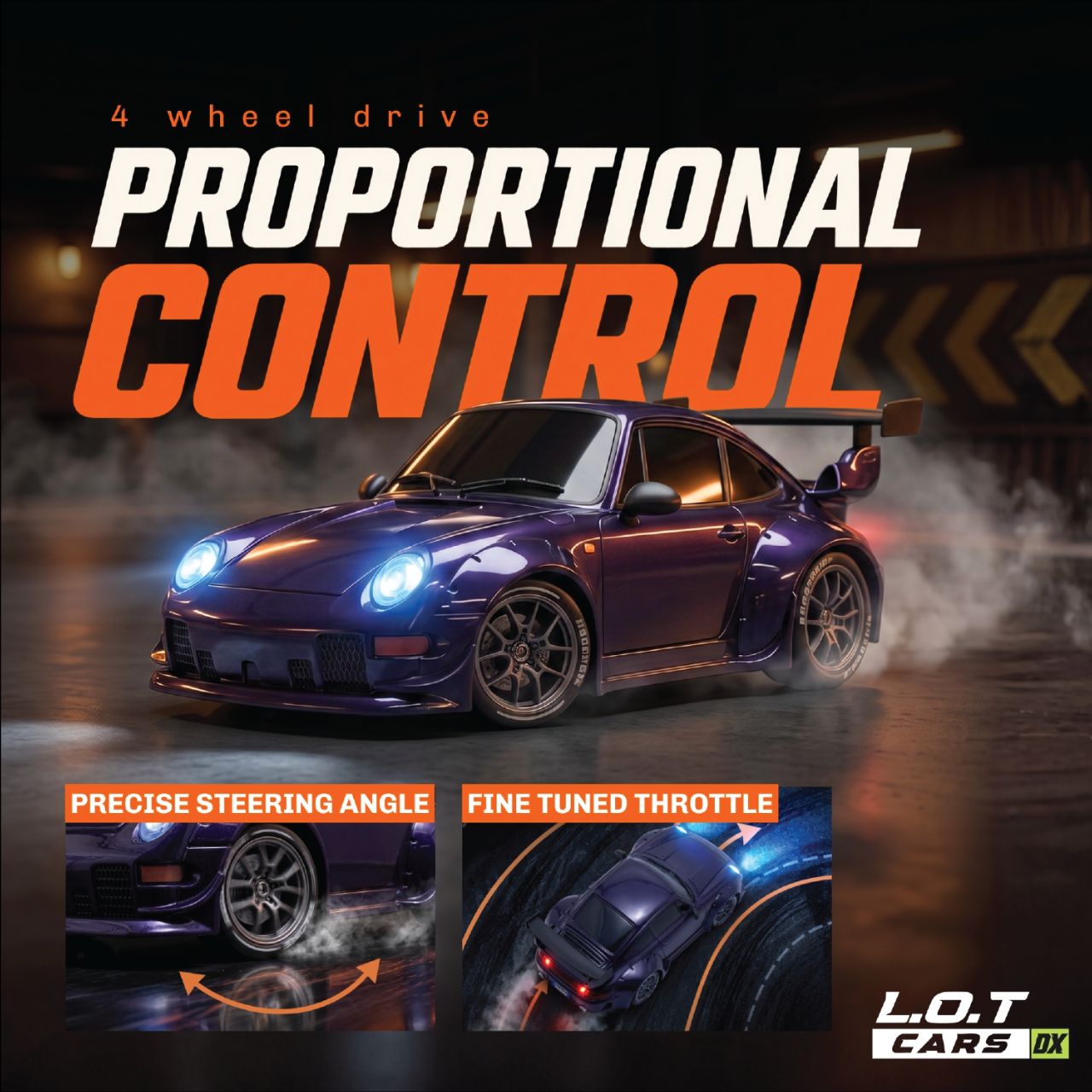 L.O.T Cars - Zipp Purple view 3