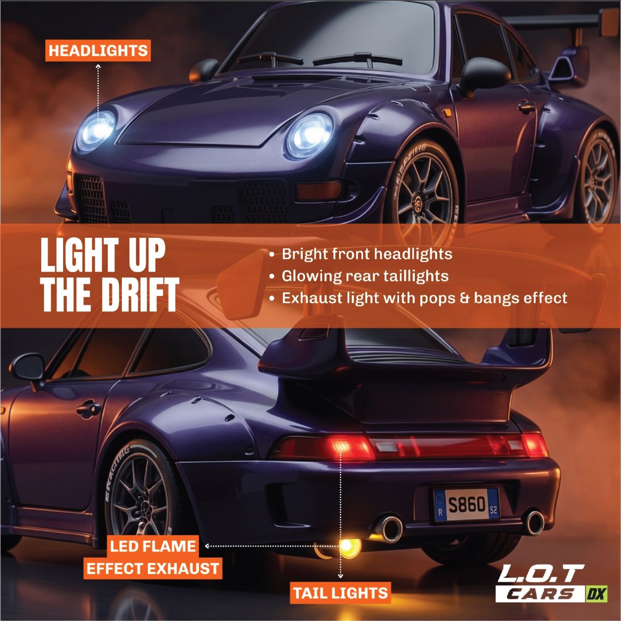 L.O.T Cars - Zipp Purple view 5