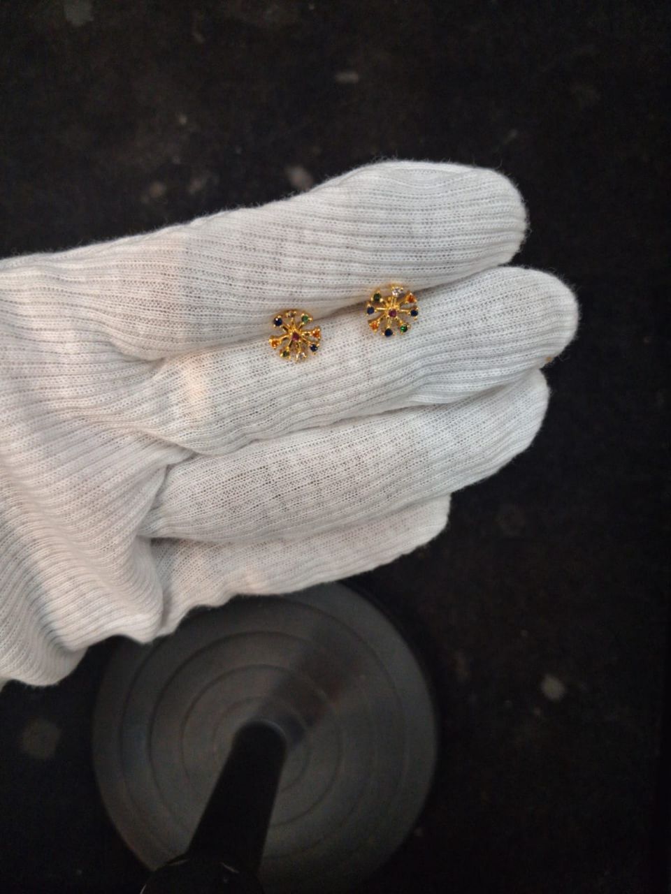 Panchaloha Earrings view 2