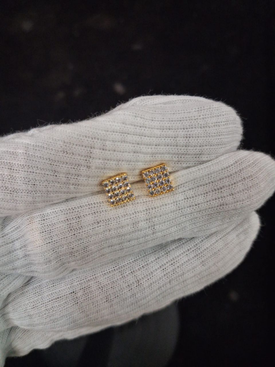 Designer Square Earrings view 2