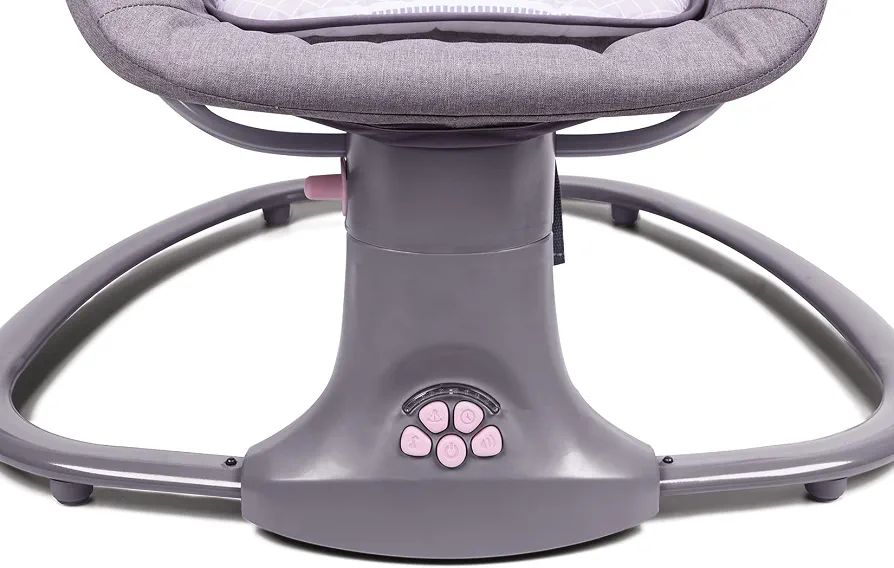 Mastela 3-in-1 Deluxe Multi-Functional Bassinet/Swing & Napper Swings (Grey, Pink) 3M to 36M view 10
