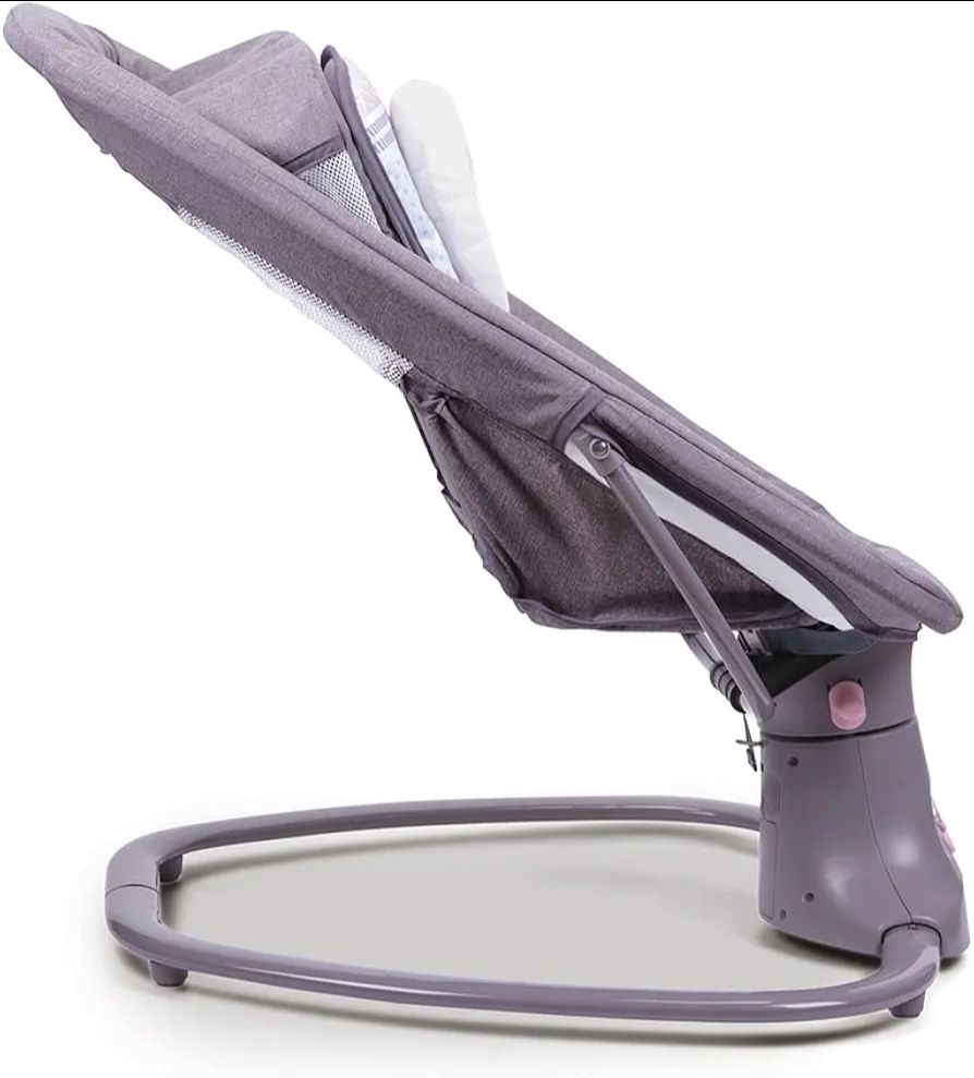 Mastela 3-in-1 Deluxe Multi-Functional Bassinet/Swing & Napper Swings (Grey, Pink) 3M to 36M view 5
