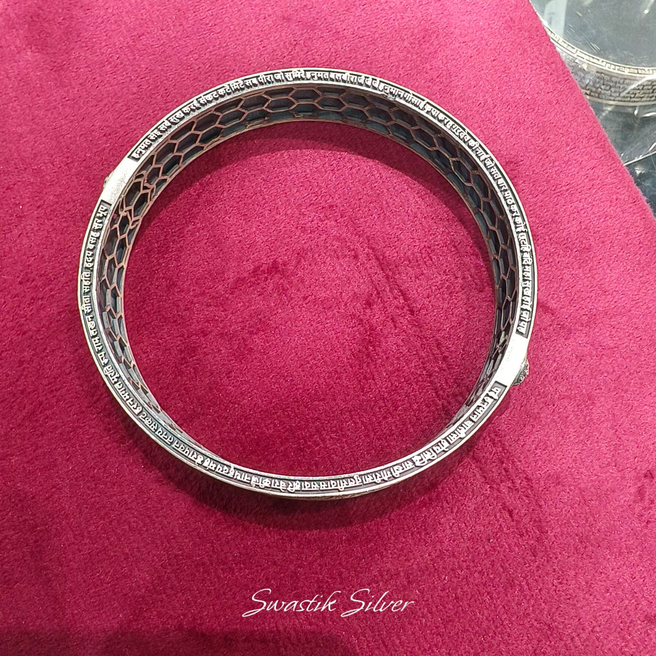 Rhodium Hanuman Kada view 11
