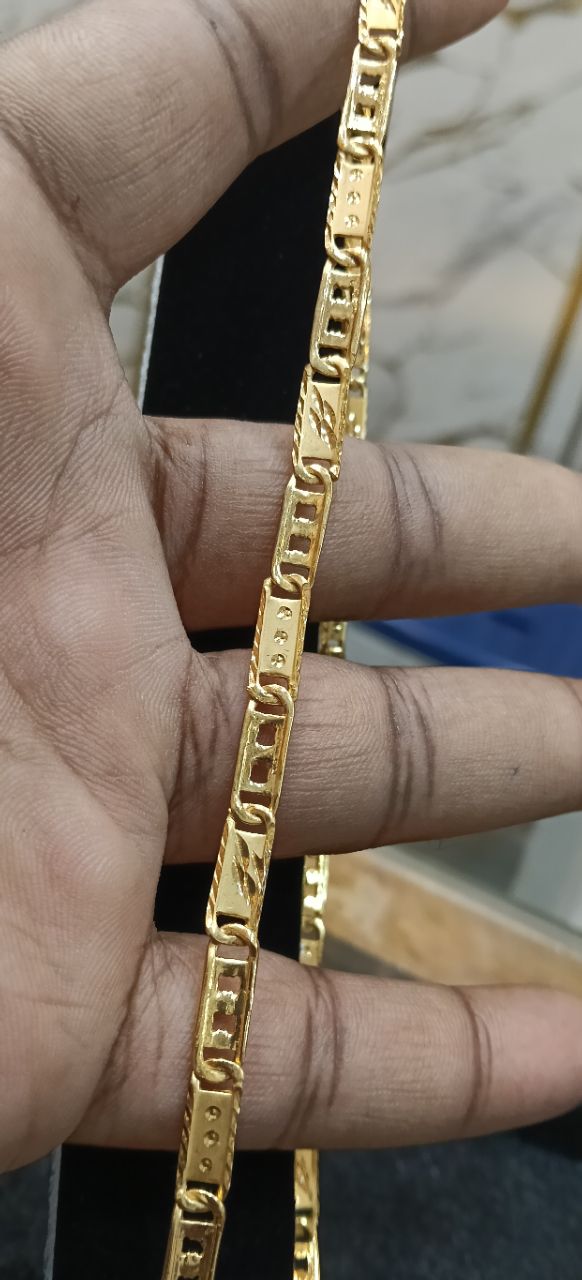 Gold Link Bracelet view 2