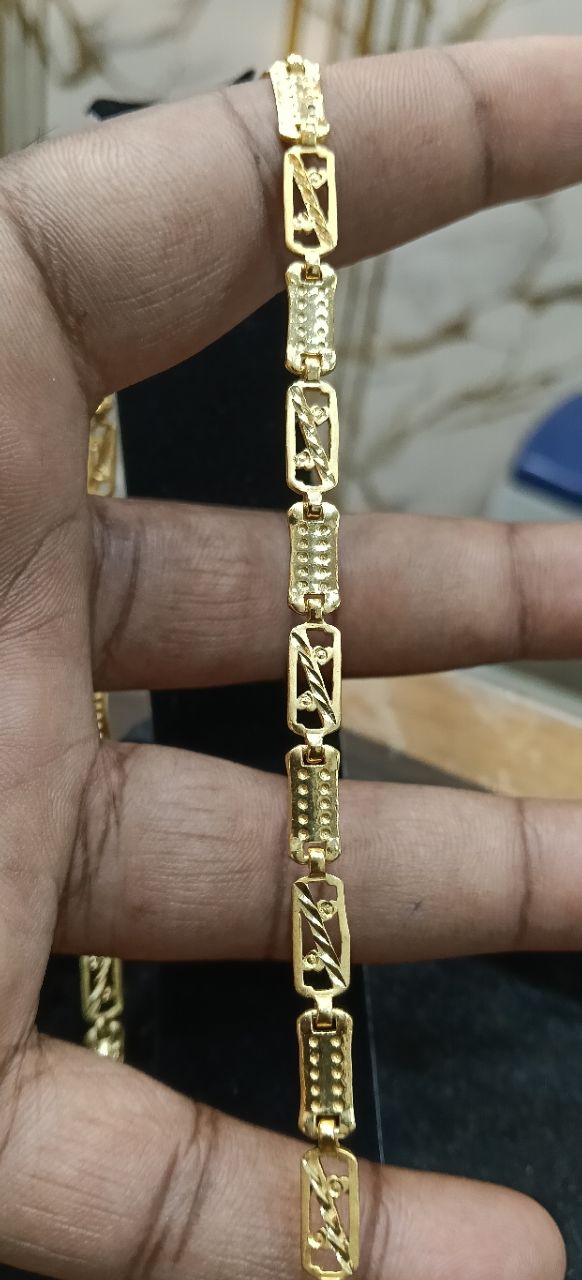 Designer Gold Bracelet view 2