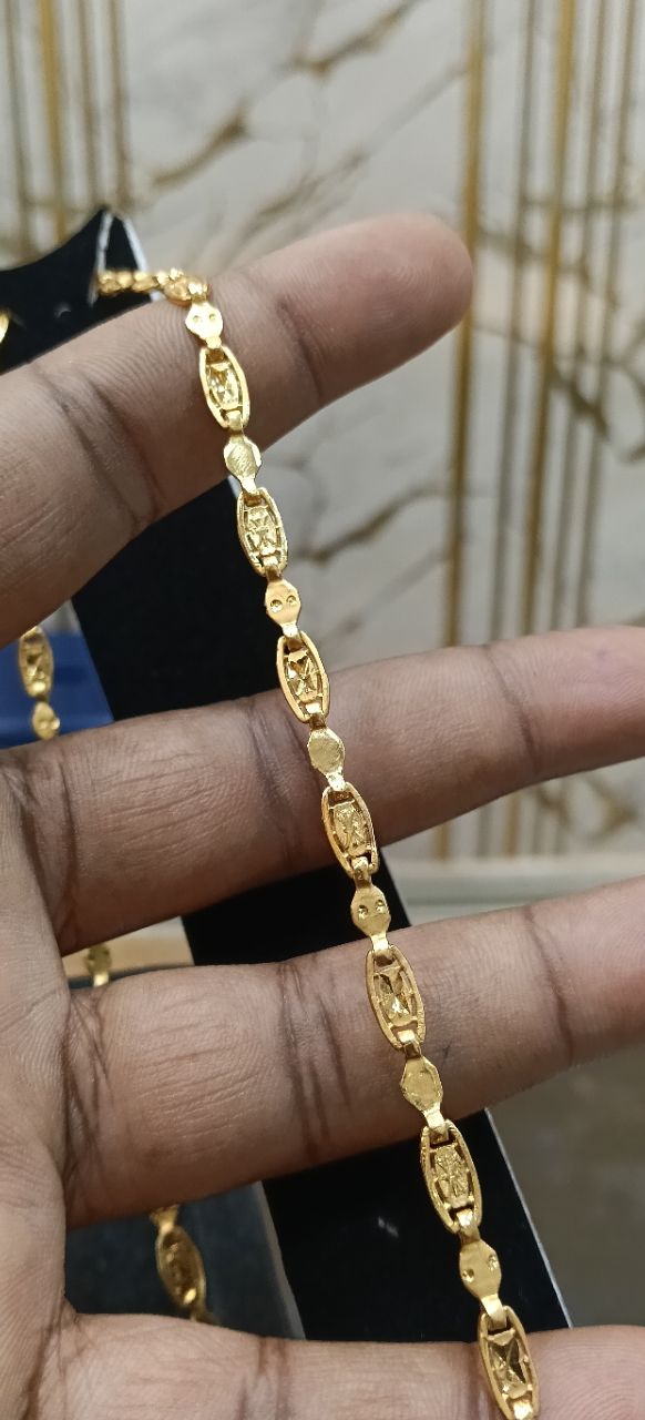Gold Chain Bracelet view 2