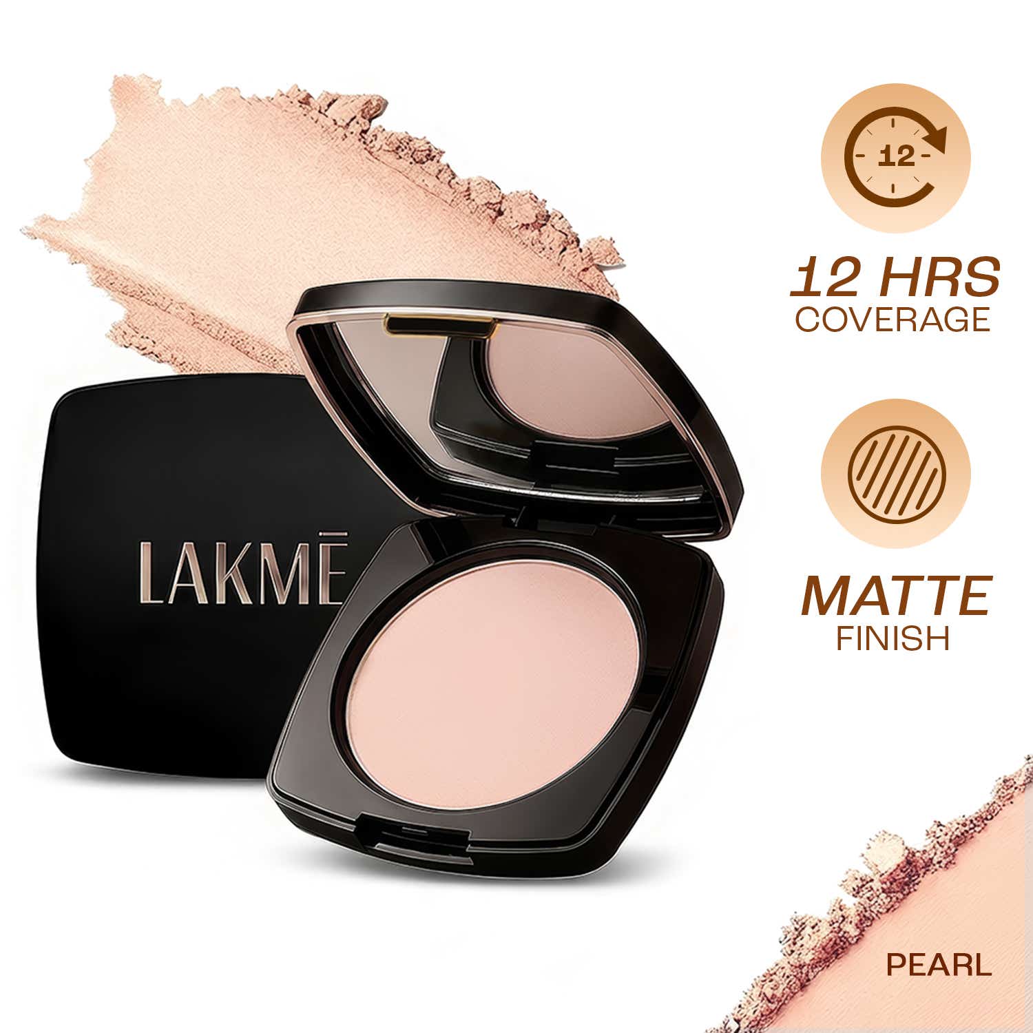 Lakme Forever Matte Compact Natural Marble view 2