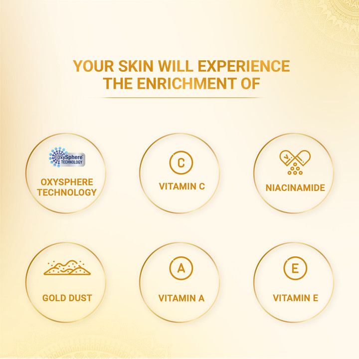 Oxylife Salon Professional Gold Radiance Bridal Kit Pack Of 5 view 2