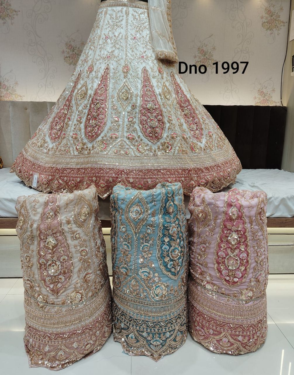 Ivory Majesty Designer Lehenga view 2