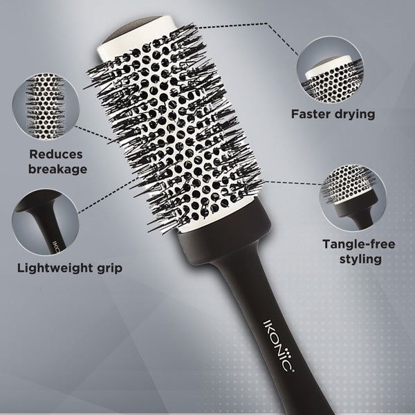 Ikonic Professional Ceramic Blow Dry Brush view 2