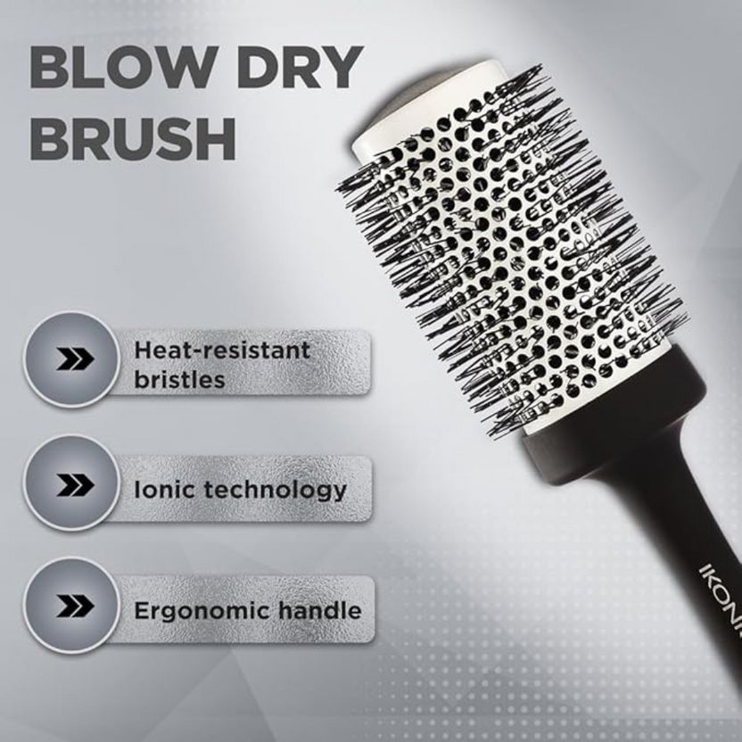 Ikonic Professional Ceramic Blow Dry Brush 52mm view 3