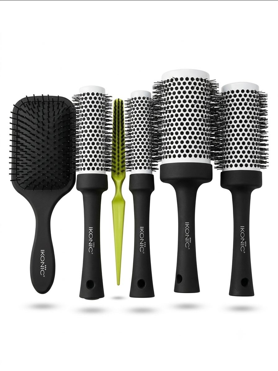 Ikonic Professional Hair Brush  Pack Of 6 view 2