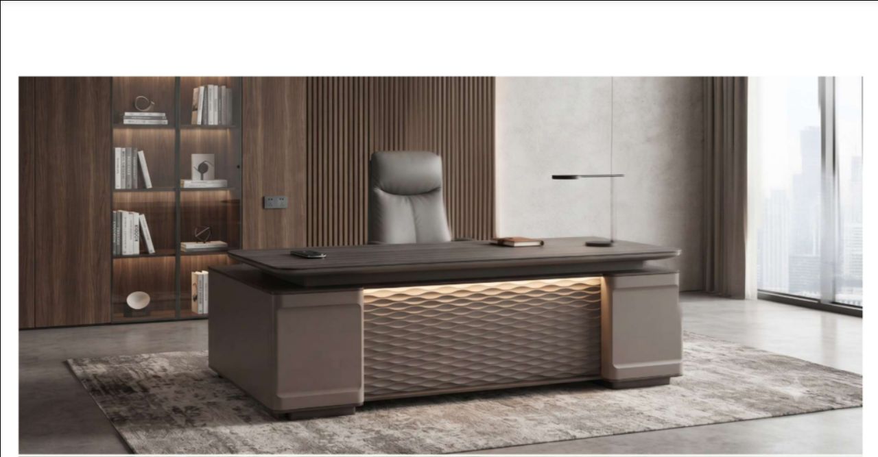 Modern Executive Desk view 2