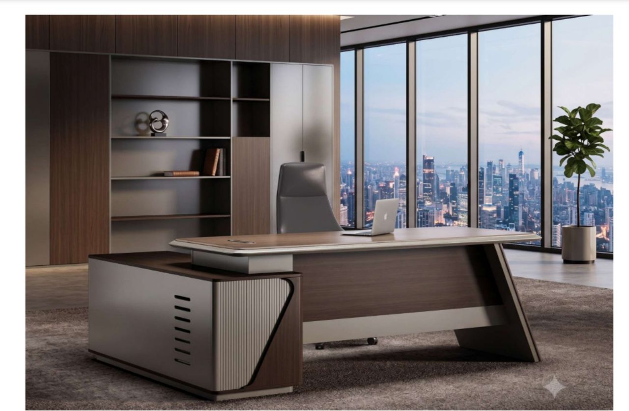 Modern Executive Desk view 2