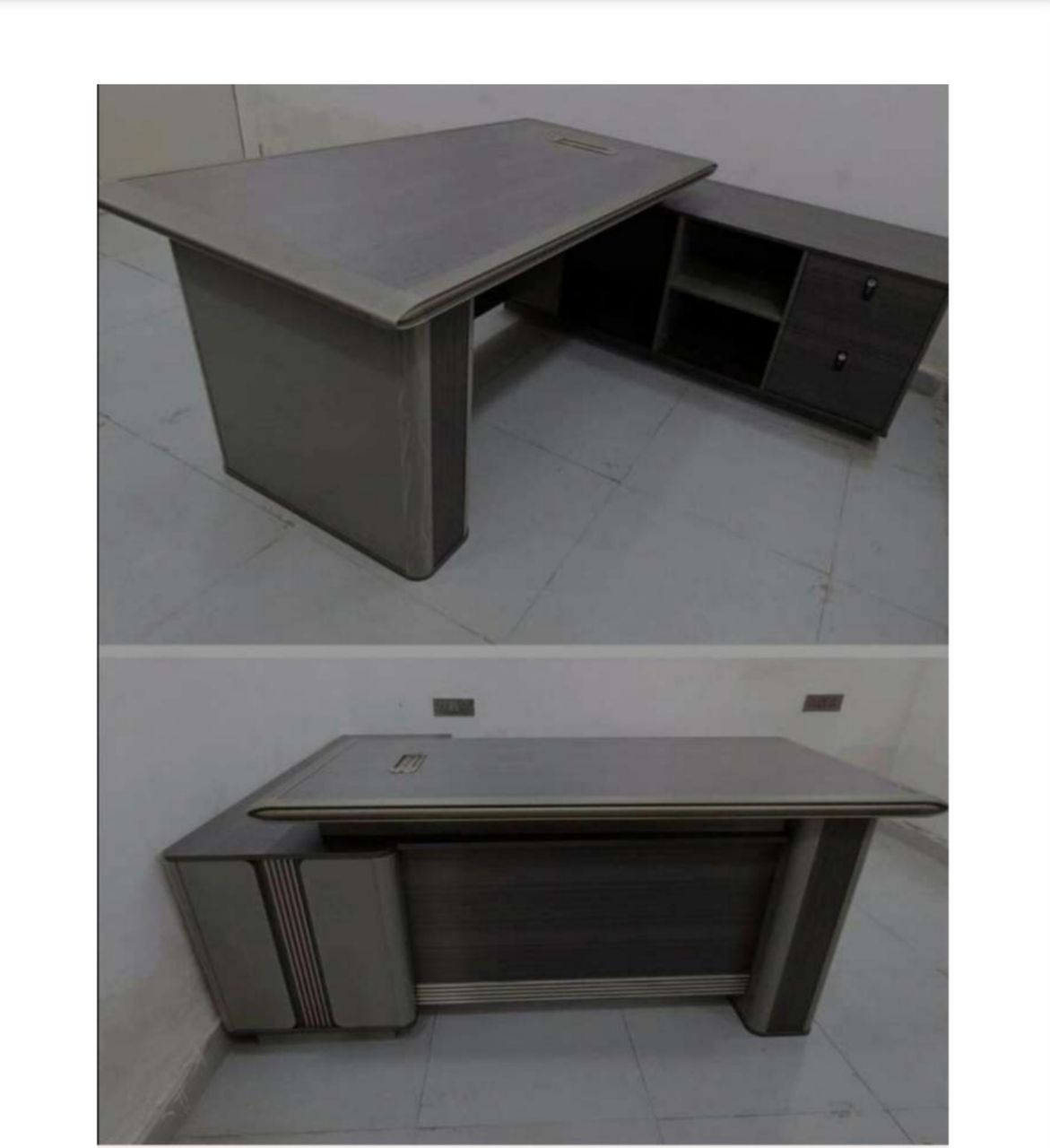 Modern Executive Office Desk view 2