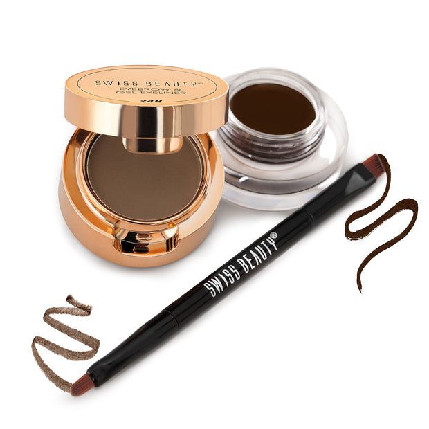 Swiss Beauty Eyebrow &Gel Eye Liner Brown view 2
