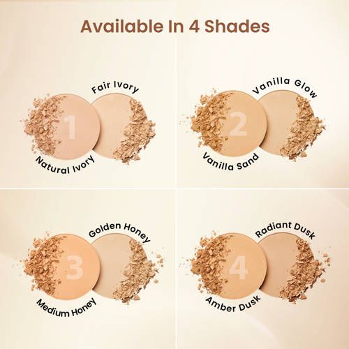 Swiss Beauty Double Duty Compact Powder [Vanilla sand/vanilla Glow view 3