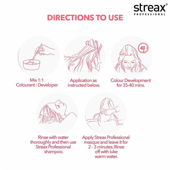 Streax Professional Argan Secrets Hair Colour No 4 Brown view 2