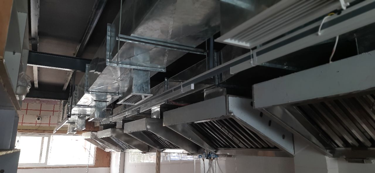 Stainless Steel Kitchen Exhaust Duct