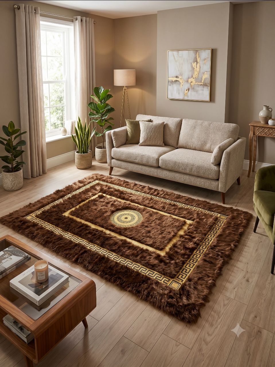 Premium Fox Fur Carpet – 5×7 Feet view 5