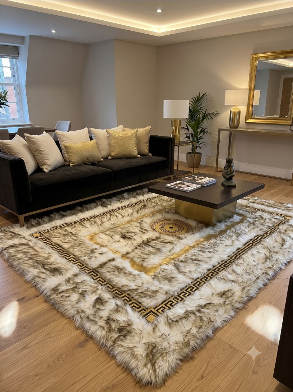 Premium Fox Fur Carpet – 5×7 Feet view 4