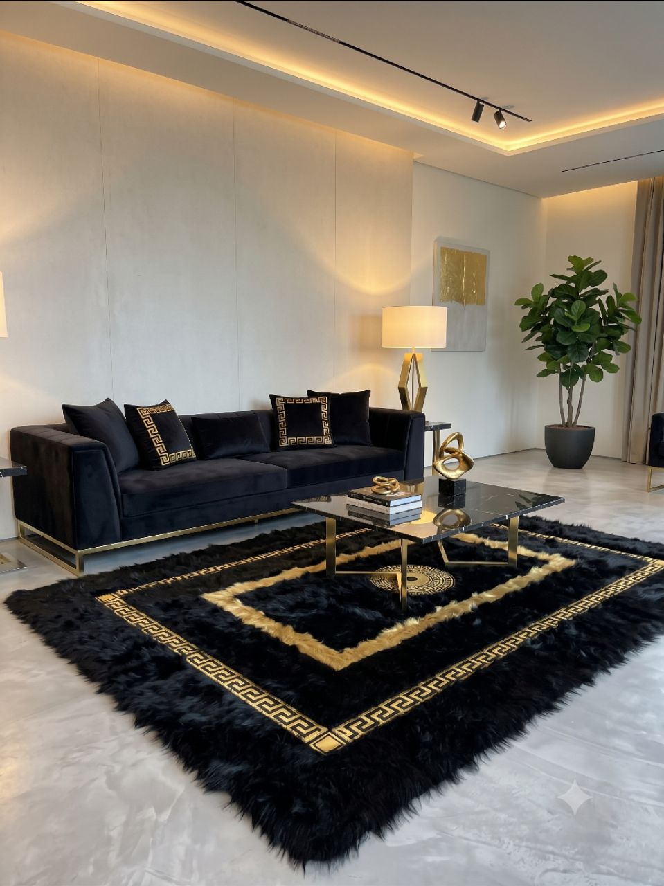 Premium Fox Fur Carpet – 5×7 Feet view 3