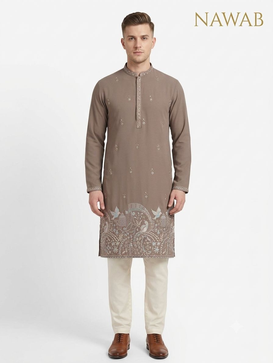 Fancy Kurta Nawab view 2