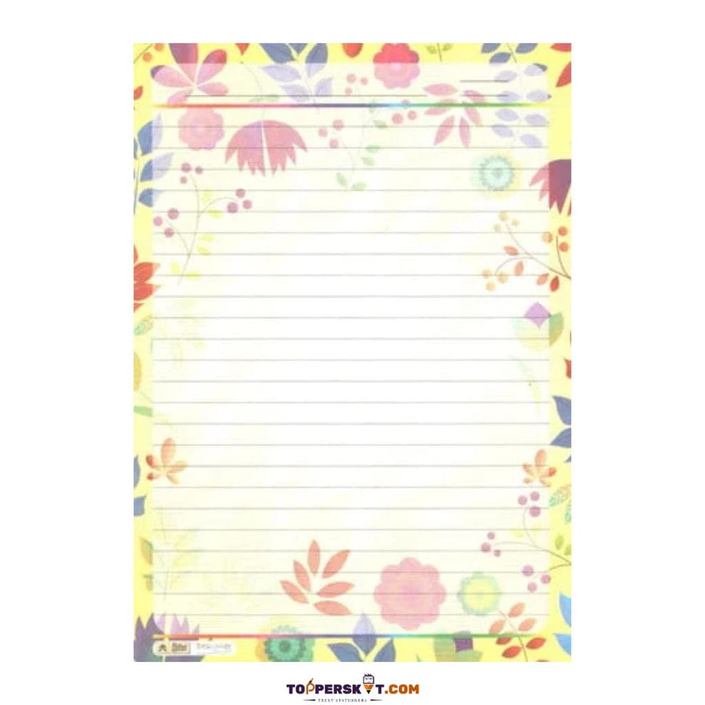 A4 Floral Designer Sheet Pack Of 10 view 3