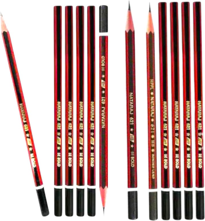 Nataraj 621 Bold HB Pencils Pack of 10 view 2