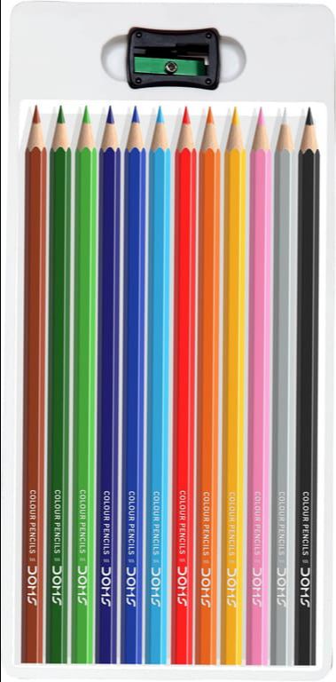 DOMS Colour Pencils 12 Shades view 2