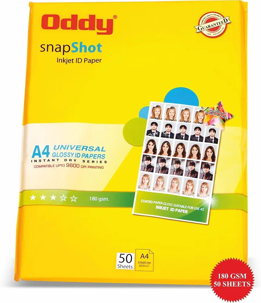 A4 Glossy White Sheet view 2