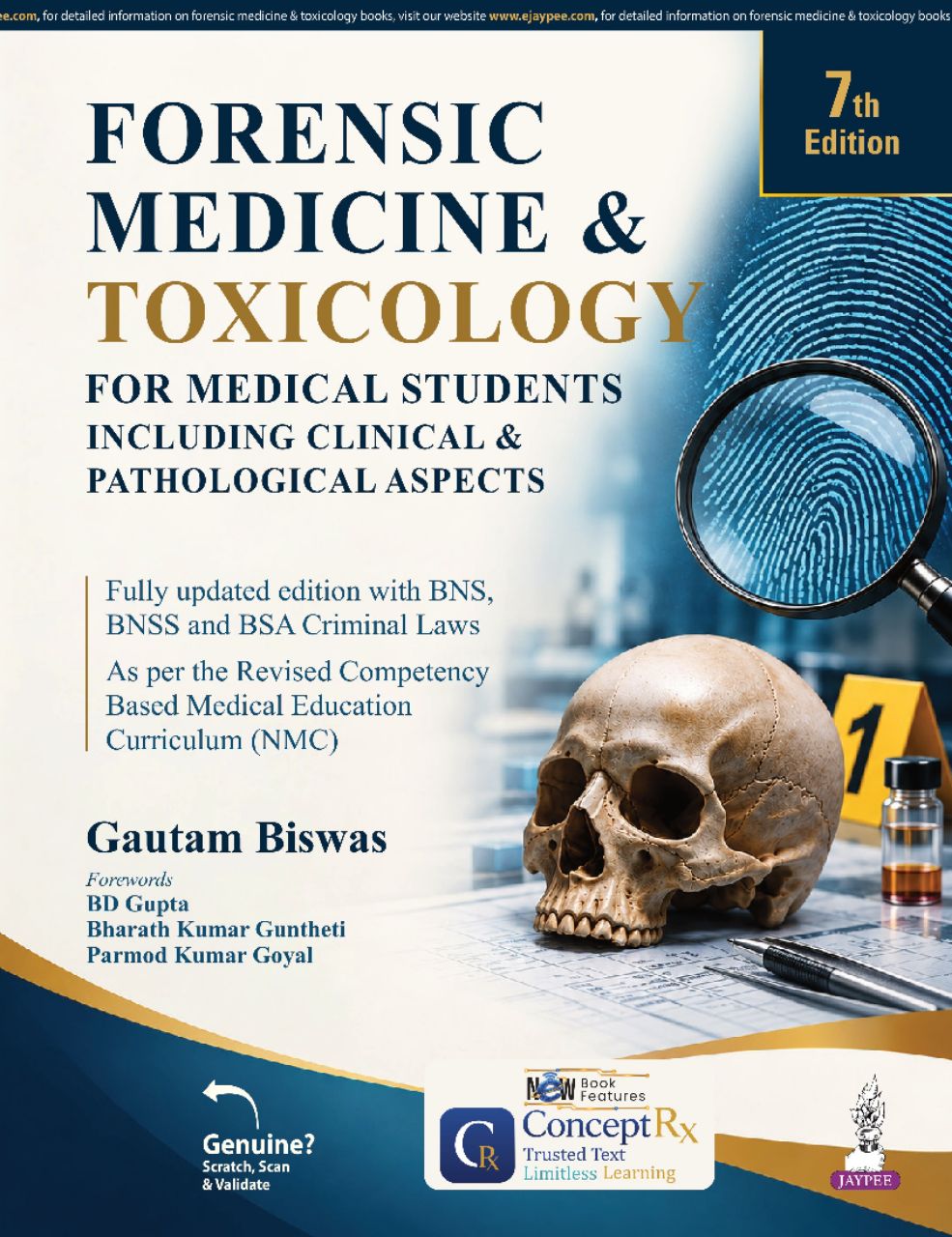 Forensic Medicine & Toxicology for Medical Students, 7/E: For MBBS 3rd Year Students and NEET PG Aspirants
GAUTAM BISWAS