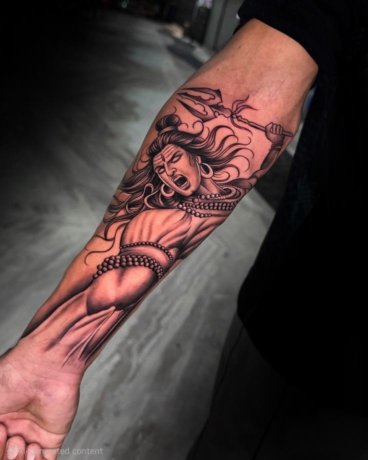 Mahadev Tattoo view 2