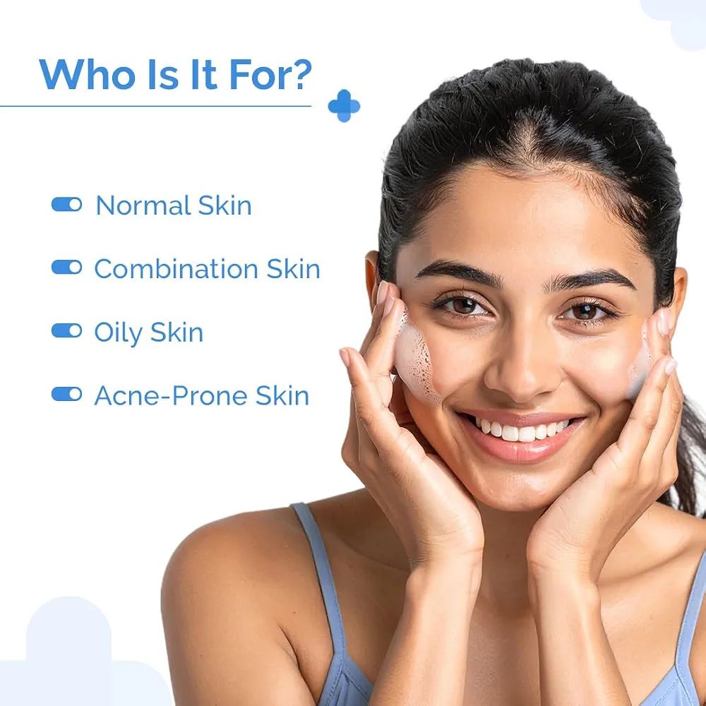 The Derma Co Sali-Cinamide Anti-Acne Face Wash with 2% Salicylic Acid & 2% Niacinamide - 80 ml | Clears Acne & Marks | Removes Excess Oil view 3