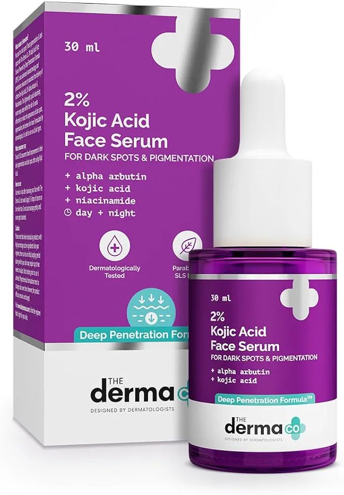 The Derma Co. 2% Kojic Acid Face Serum with Alpha Arbutin, Powered by Deep Penetration Formula™ | Fights Pigmentation | Fades Dark Spots | Brightens & Evens Skin Tone | 30 ml view 5