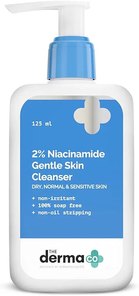The Derma Co 2% Niacinamide Gentle Skin Cleanser for Sensitive, Dry, Normal Skin  | Non-Irritant | 100% Soap-Free | Non-Oil Stripping | Gently Cleanses Makeup view 4