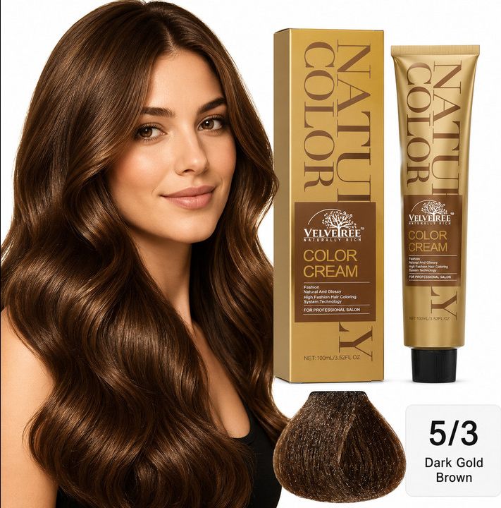 Velvetree Color No - (5/3) Dark Gold Brown view 2