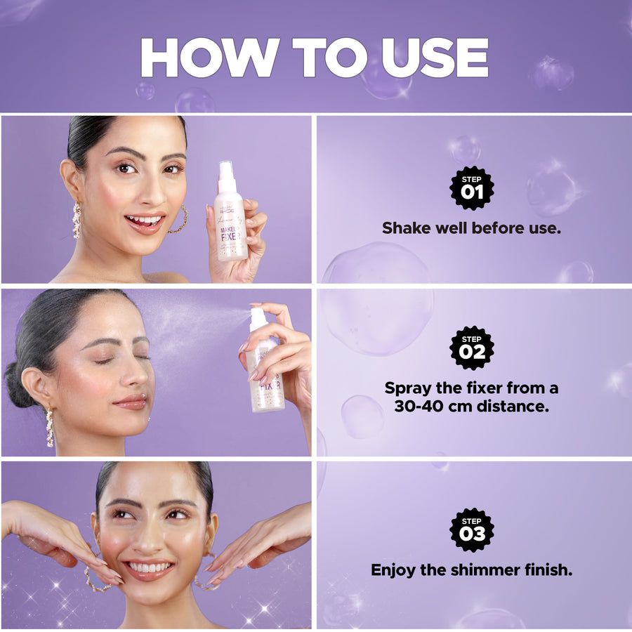 Hilary Rhoda Shimmer Stay Makeup Fixer
Shimmer view 4
