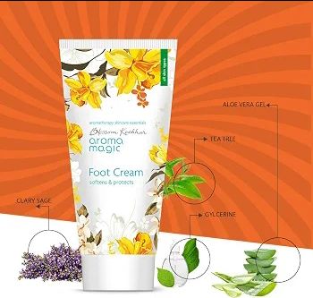 Aroma Magic Foot Cream  Softens, Moisturises & Heals Cracked Heels | With Shea Butter, Coconut Oil, Apricot Oil, Mint & Tea Tree | Repairs Dry, Tired Feet | Non-Greasy, Paraben-FreeAroma Magic Foot Cream  | Softens, Moisturises & Heals Cracked Heels | With Shea Butter, Coconut Oil, A… view 4