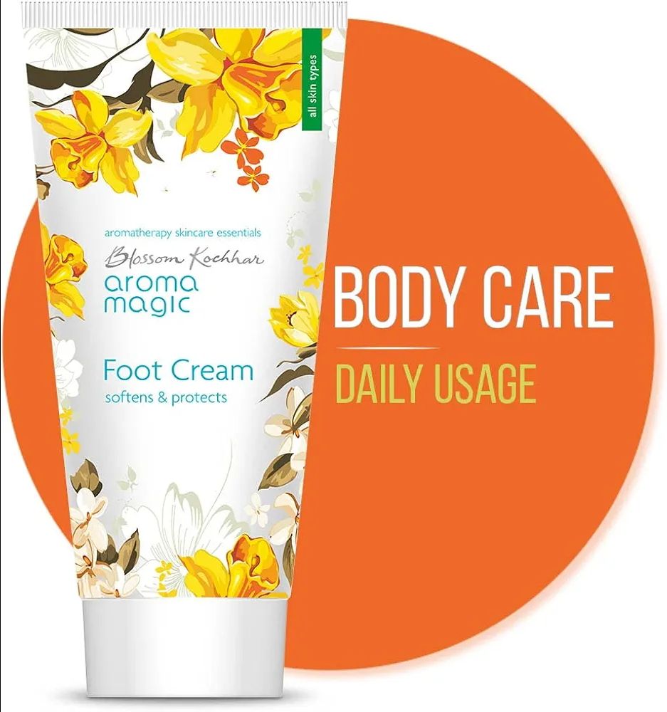 Aroma Magic Foot Cream  Softens, Moisturises & Heals Cracked Heels | With Shea Butter, Coconut Oil, Apricot Oil, Mint & Tea Tree | Repairs Dry, Tired Feet | Non-Greasy, Paraben-FreeAroma Magic Foot Cream  | Softens, Moisturises & Heals Cracked Heels | With Shea Butter, Coconut Oil, A… view 2